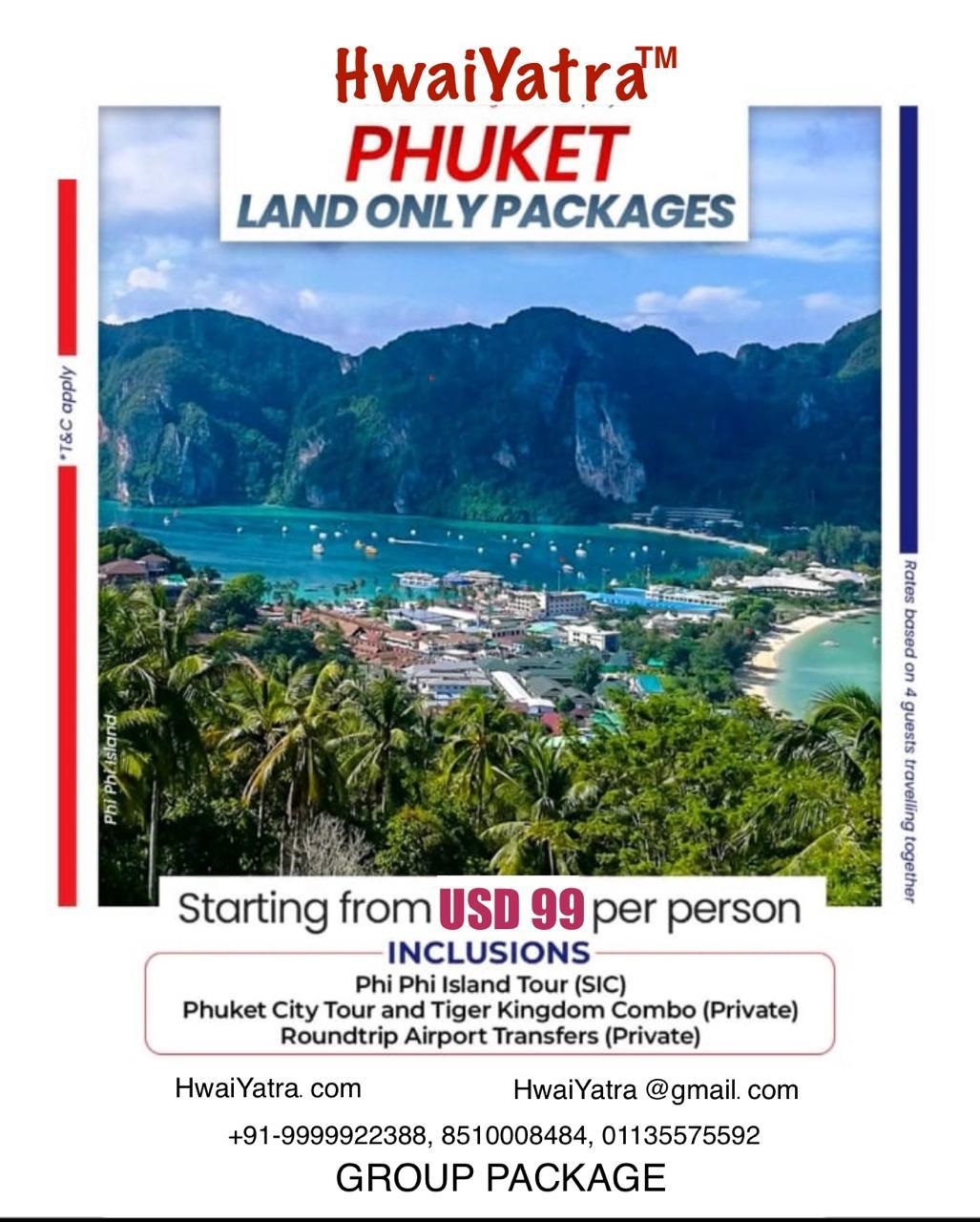 Phuket Land Only Package